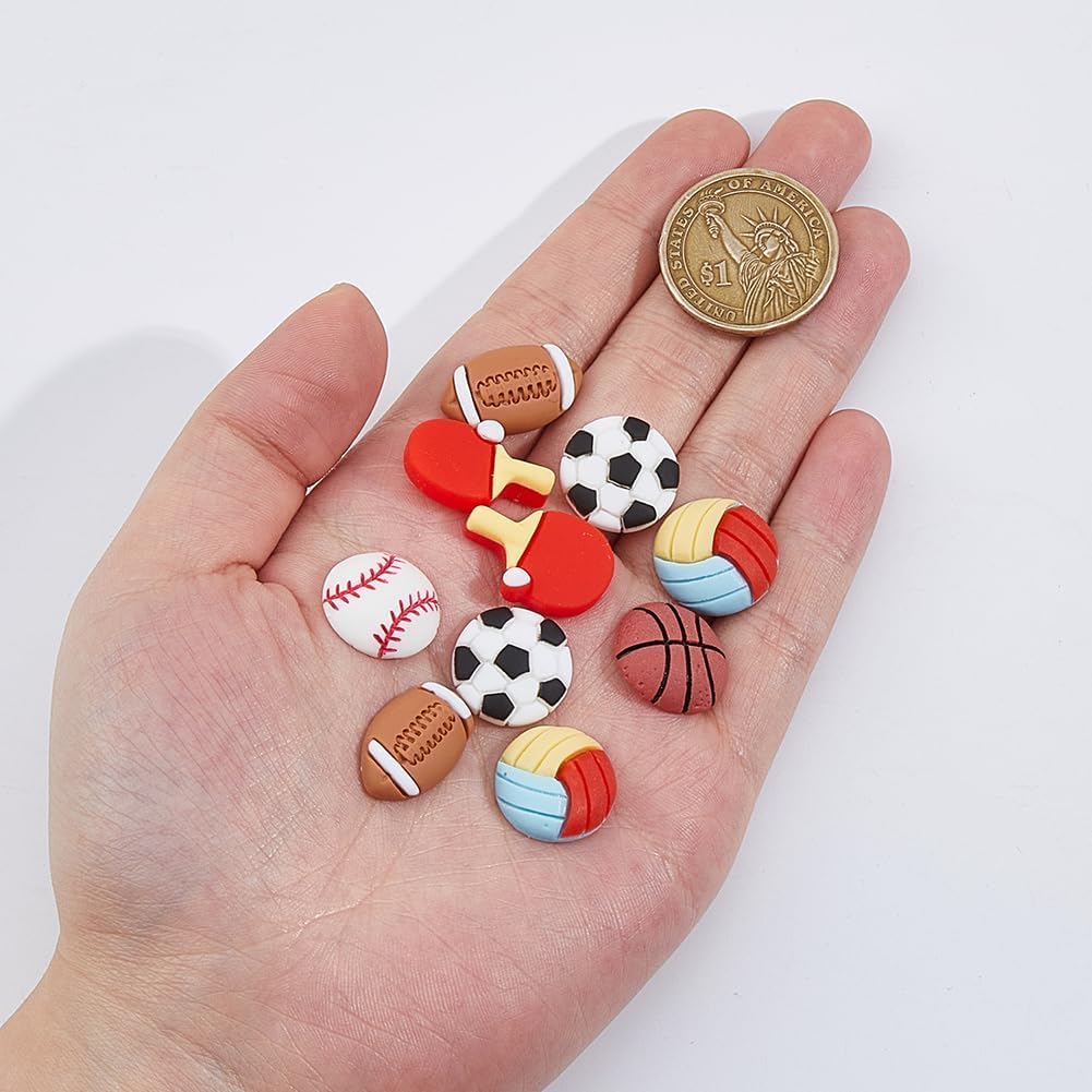 Alternative view of 50 pcs Rhinestone Embellishments Crystal Decoration Brooch Button Flatback DIY Craft for Flower Headband Dress Accessory 14mm (Silver)