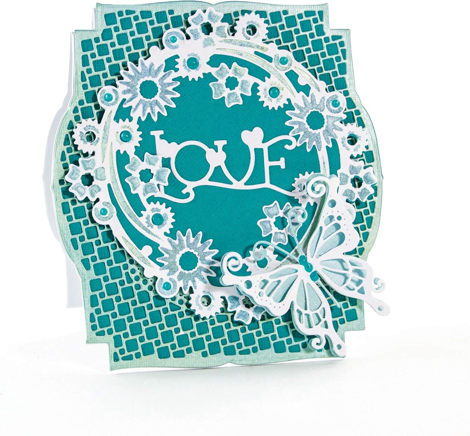 Alternative view of Nuvo Embellishment Mousse - Metallic Detailing for Art and Craft Projects - Perfect for Stenciling, Gliding and Artwork - Aquamarine