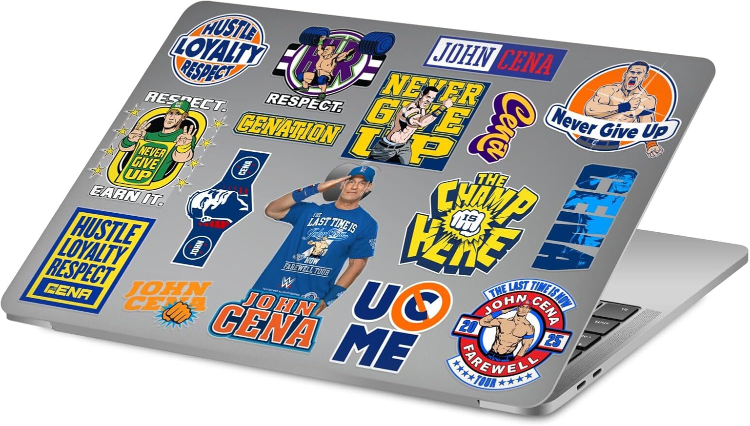 Head Case Designs Officially Licensed WWE Icons John Cena Stickers & Skin Decals Compatible for Laptop Smartphone Gaming Notebook Luggage Bag Tumbler Scrapbook Locker