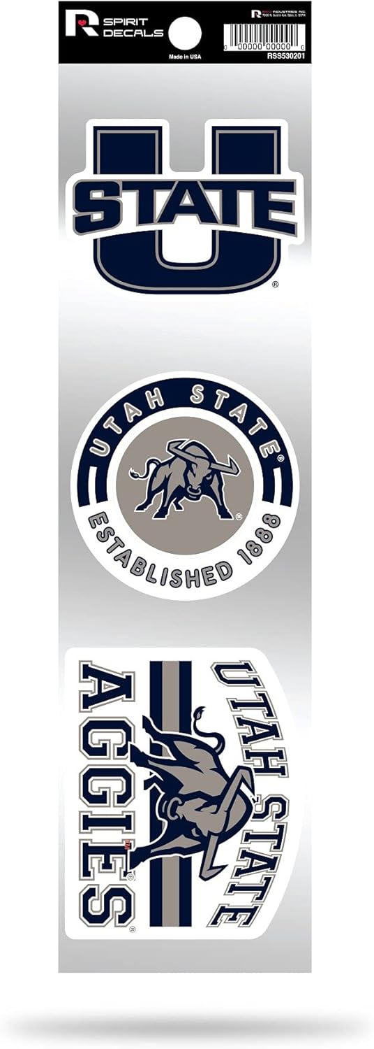 NCAA 3-Piece Retro Spirit Decals Retro Decal Set - Image 7