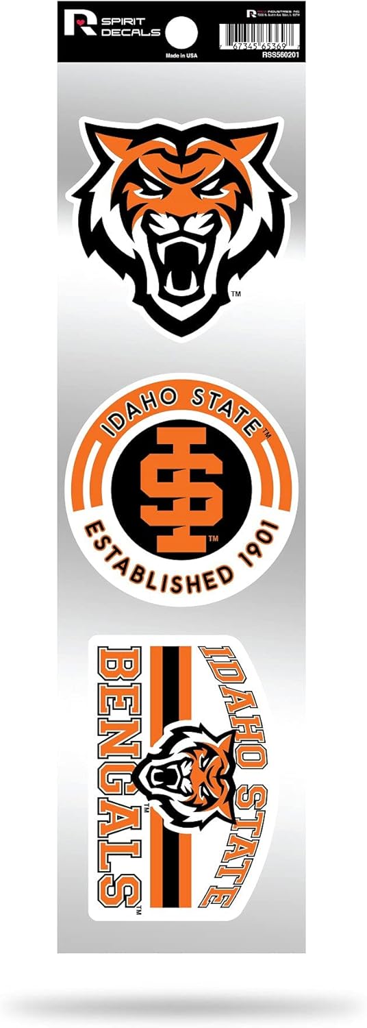 NCAA 3-Piece Retro Spirit Decals Retro Decal Set - Image 5