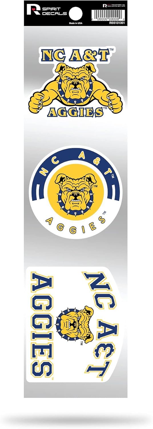 NCAA 3-Piece Retro Spirit Decals Retro Decal Set - Image 6