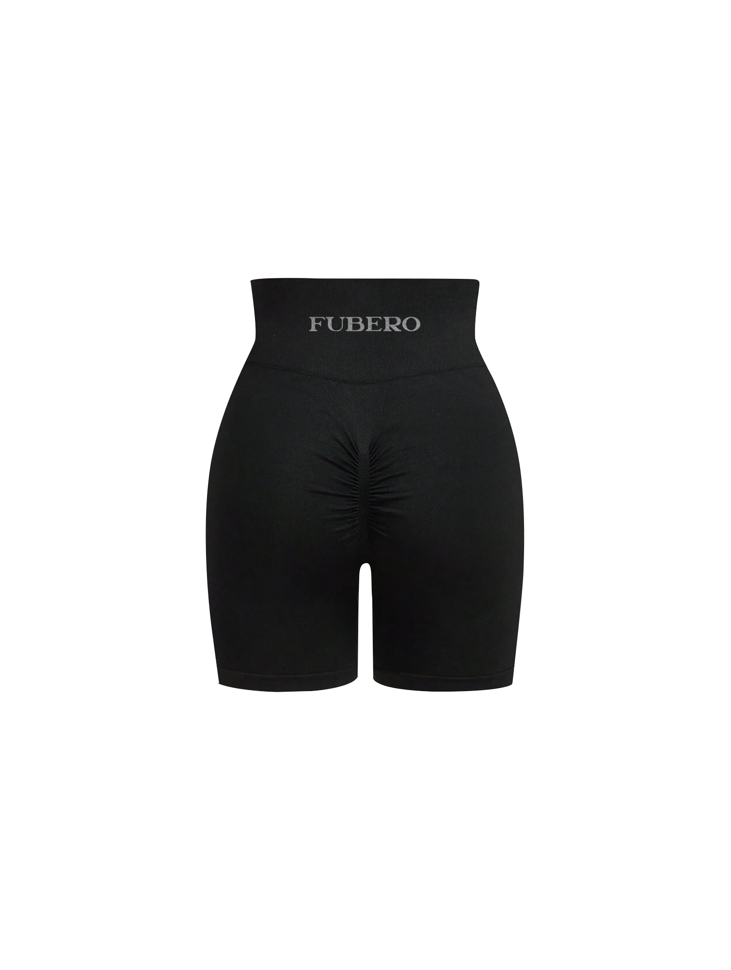 Alternative view of High-Waisted Black Bermuda Shorts