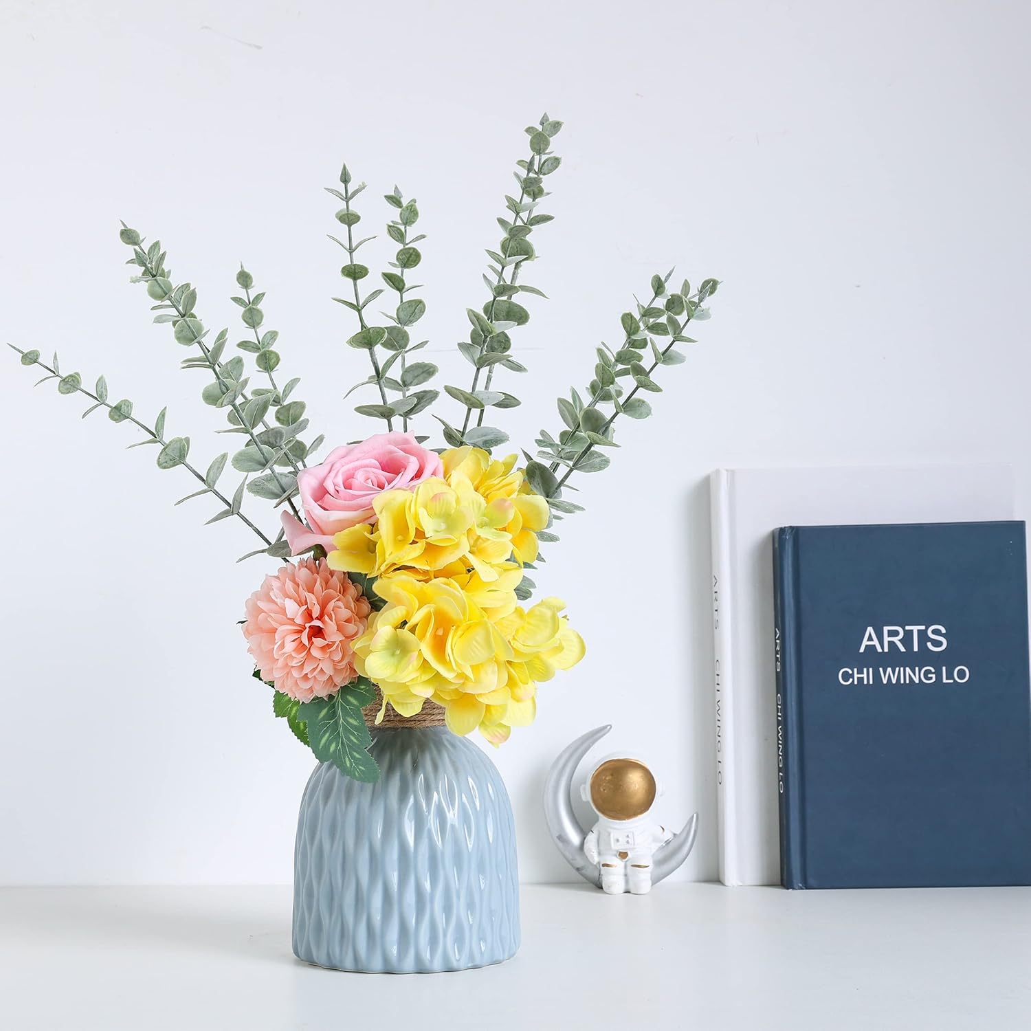 Tiyard 18pcs Eucalyptus Stems Artificial Eucalyptus Leaves Stems Artificial Fake Flowers for Home Office Flowers Bouquet Centerpiece Wedding Decoration Christmas Decor 2025 - Image 6