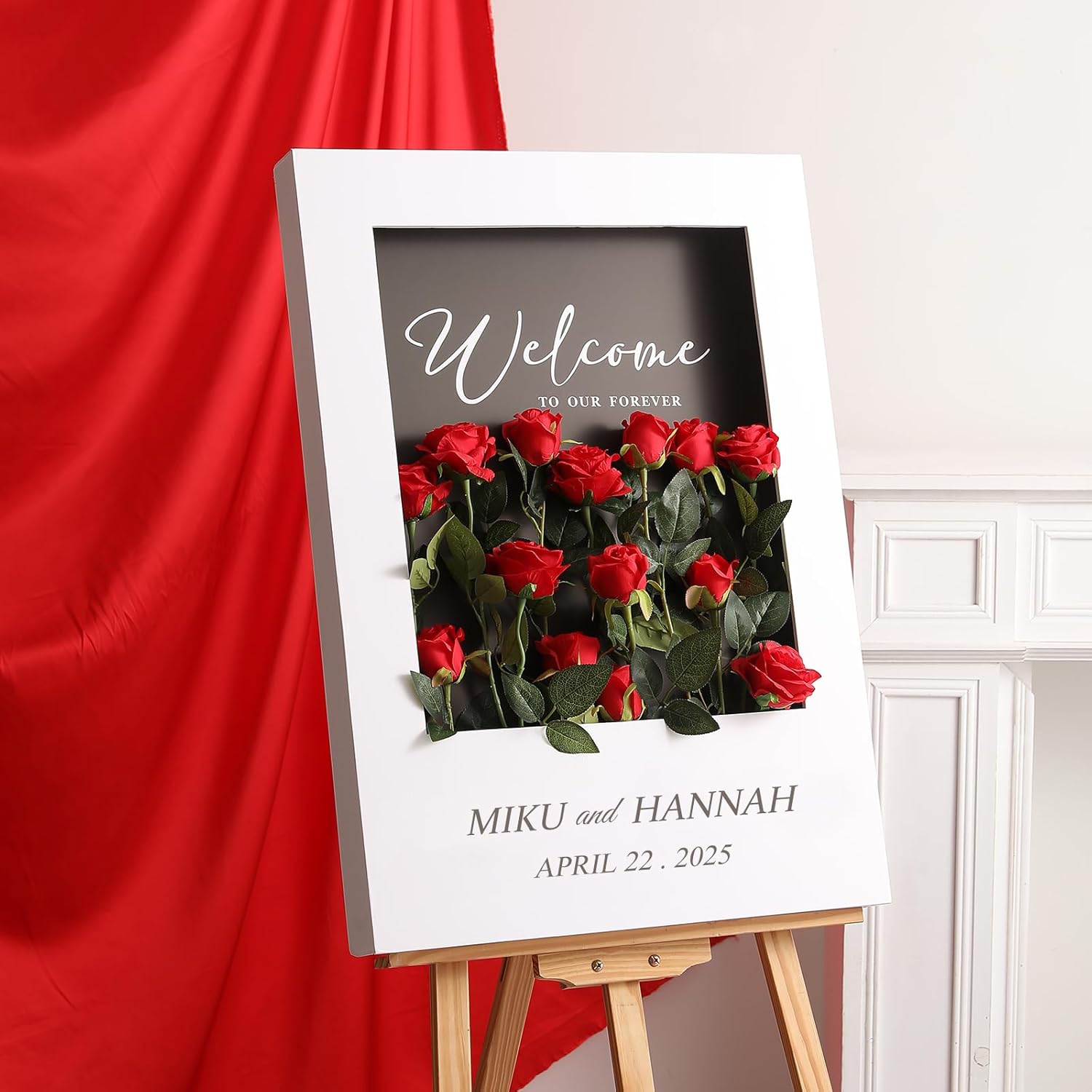 Hawesome 12PCS Artificial Flowers Fake Roses, Realistic Silk Long Stem Red Roses Bouquet for Wedding Centerpiece Home Decor Party & Valentines - Image 3