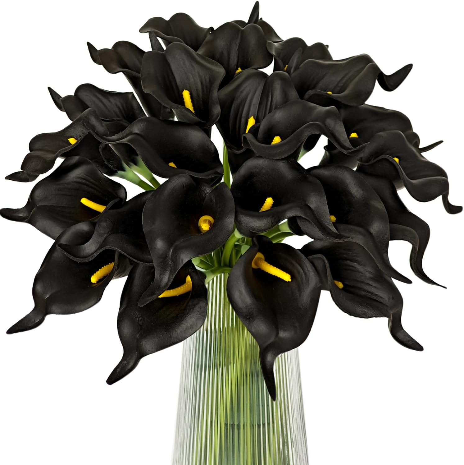 Letjolt White Calla Lily 12Pcs Artificial Flowers Bouquet for Wedding Bride Shower Blessing Gift Home Decoration Faux Calla Lilies Flower, White - Image 8