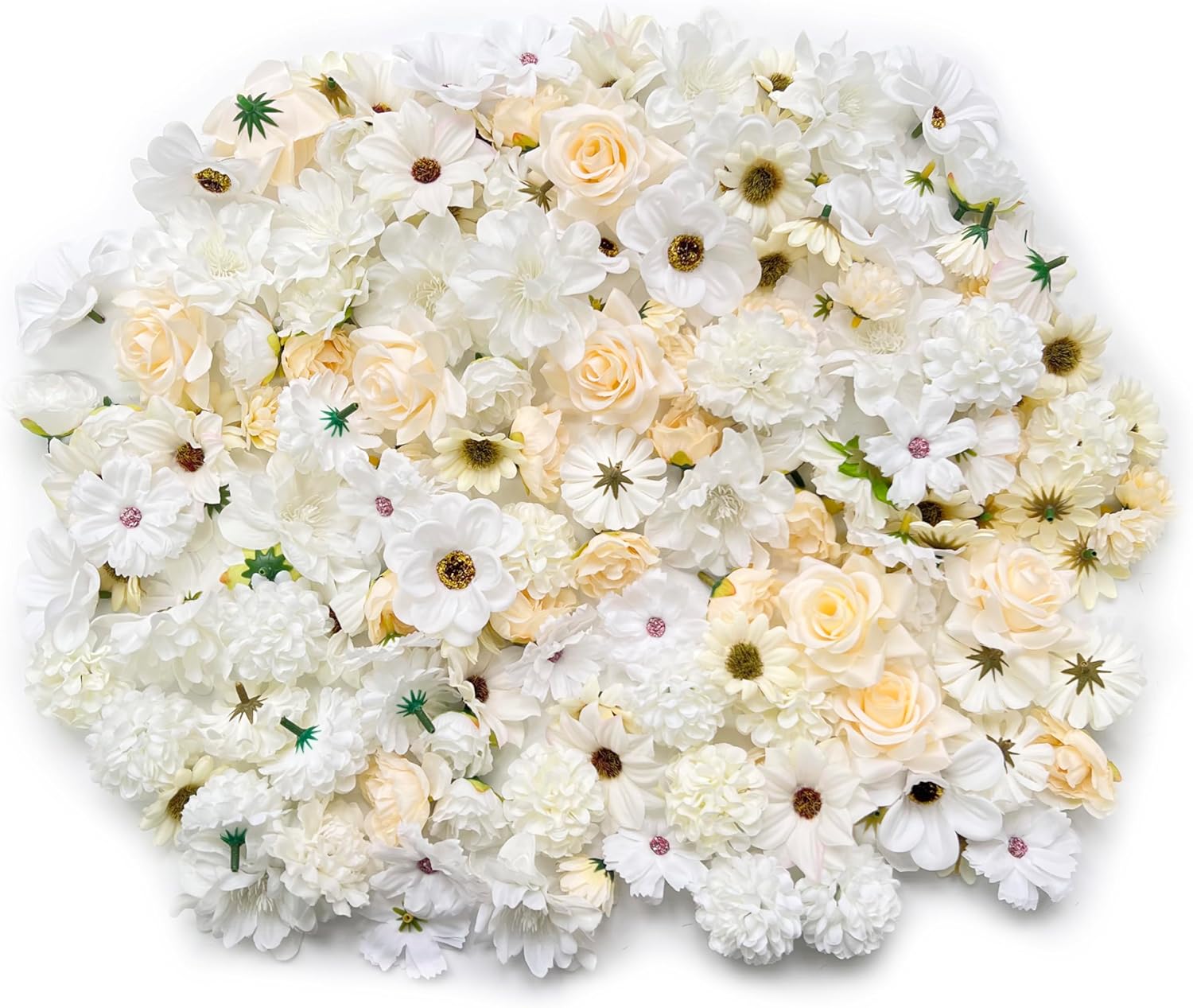 Artificial Pink Flowers Bulk Silk Roses Fake Flowers Heads for Crafts - DIY Home Spring Garden Floral Party Wildflower Garland Hanging Decoration Mini Small Rose Faux Fabric Flowers Heads 3-6cm (Pink) - Image 6