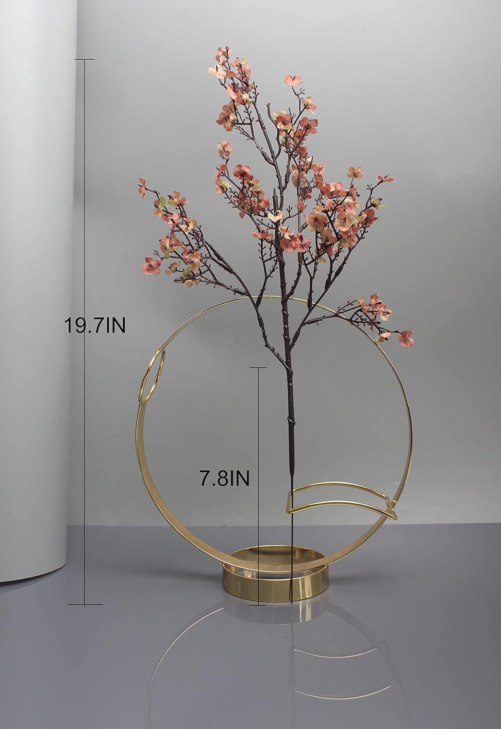 JAKY-Global Babys Breath Silk Artificial Flowers 6 Bundle European Fake Flowers Decor Wedding Party Fall Stems Decoration Bouquets DIY Home Garden,Farmhouse,Living Room Decor (Beige Brown-6pcs) - Image 2