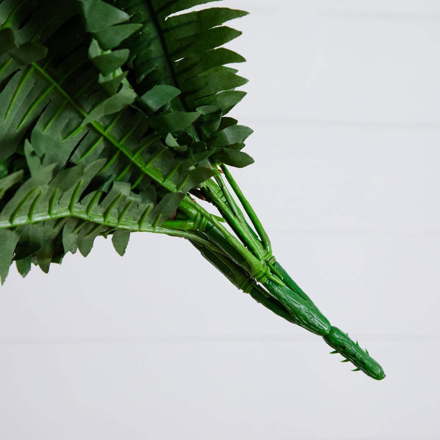 Nearly Natural 40in Hanging Artificial Fern Plant, Set of 2 - Realistic Silk Plant, Faux Greenery For Home Living Room Decor Natural Look Low Maintenance - Image 2