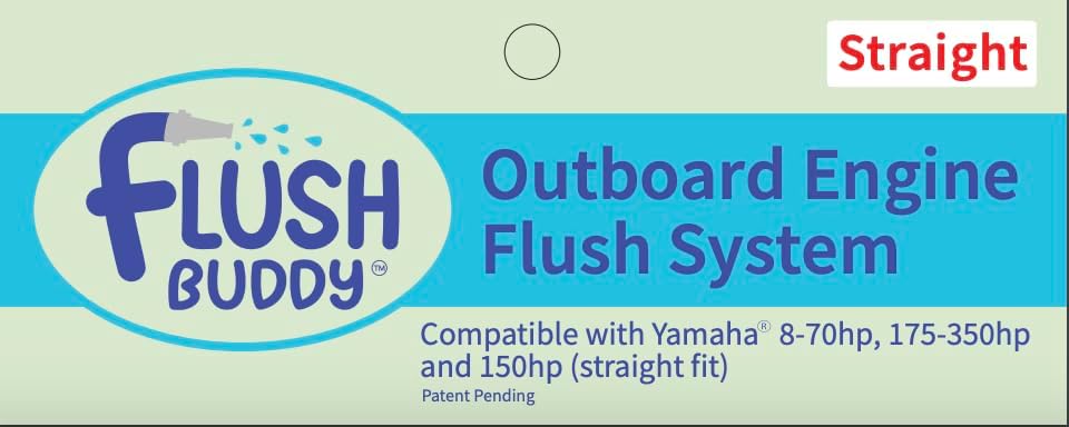 Flush Buddy® Yamaha Outboard Flush Adapter - Quick Connect compatible Straight Outboard Flush Adapter for Outboard Yamaha® Engine - Image 4