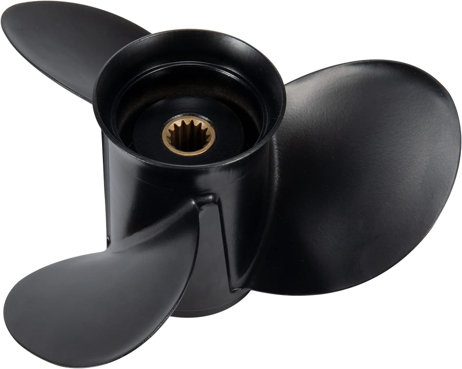 10 1/2 x 11 OEM Upgrade Aluminum Outboard Boat Propeller for BRP Johnson EVINRUDE OMC Stern Drive 15-35HP 14 Spline Tooth RH - Image 7