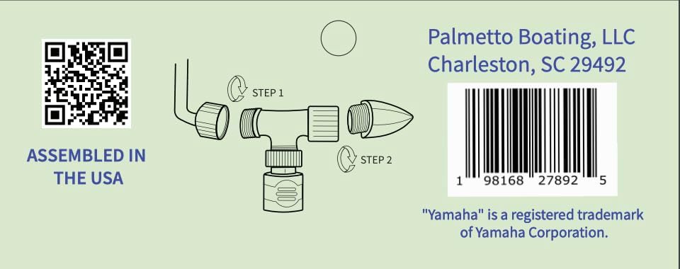 Flush Buddy® Yamaha Outboard Flush Adapter - Quick Connect compatible Straight Outboard Flush Adapter for Outboard Yamaha® Engine - Image 5