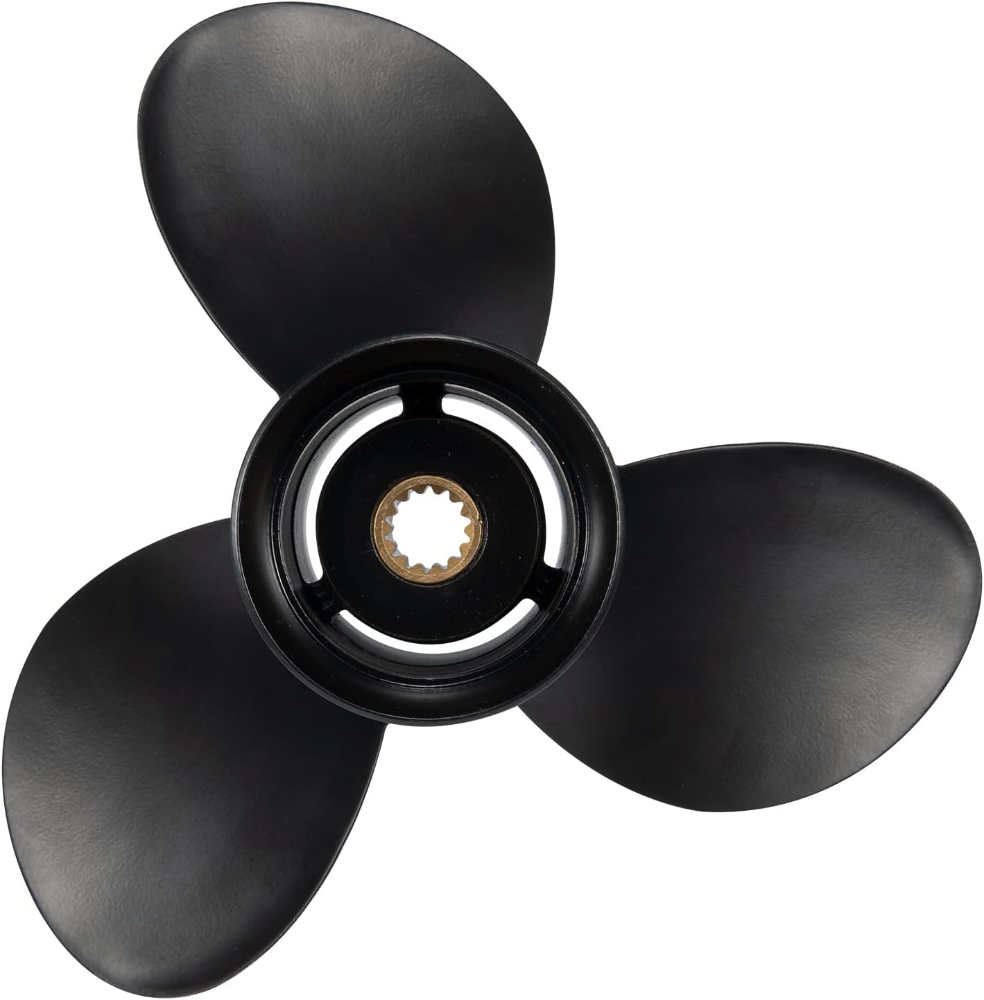 10 1/2 x 11 OEM Upgrade Aluminum Outboard Boat Propeller for BRP Johnson EVINRUDE OMC Stern Drive 15-35HP 14 Spline Tooth RH - Image 8