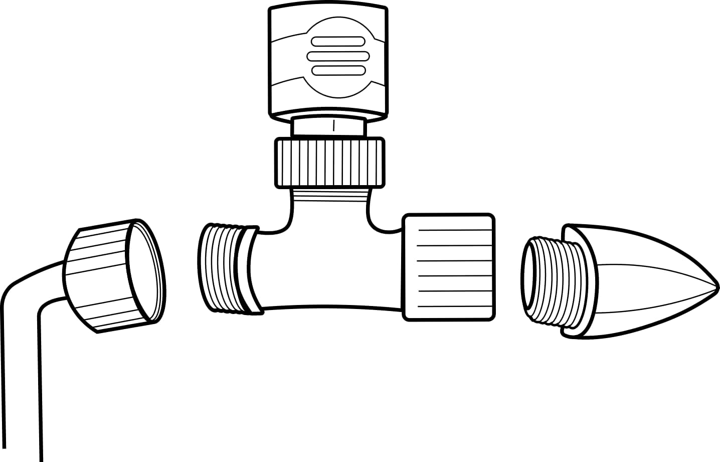 Flush Buddy® Yamaha Outboard Flush Adapter - Quick Connect compatible Straight Outboard Flush Adapter for Outboard Yamaha® Engine - Image 6