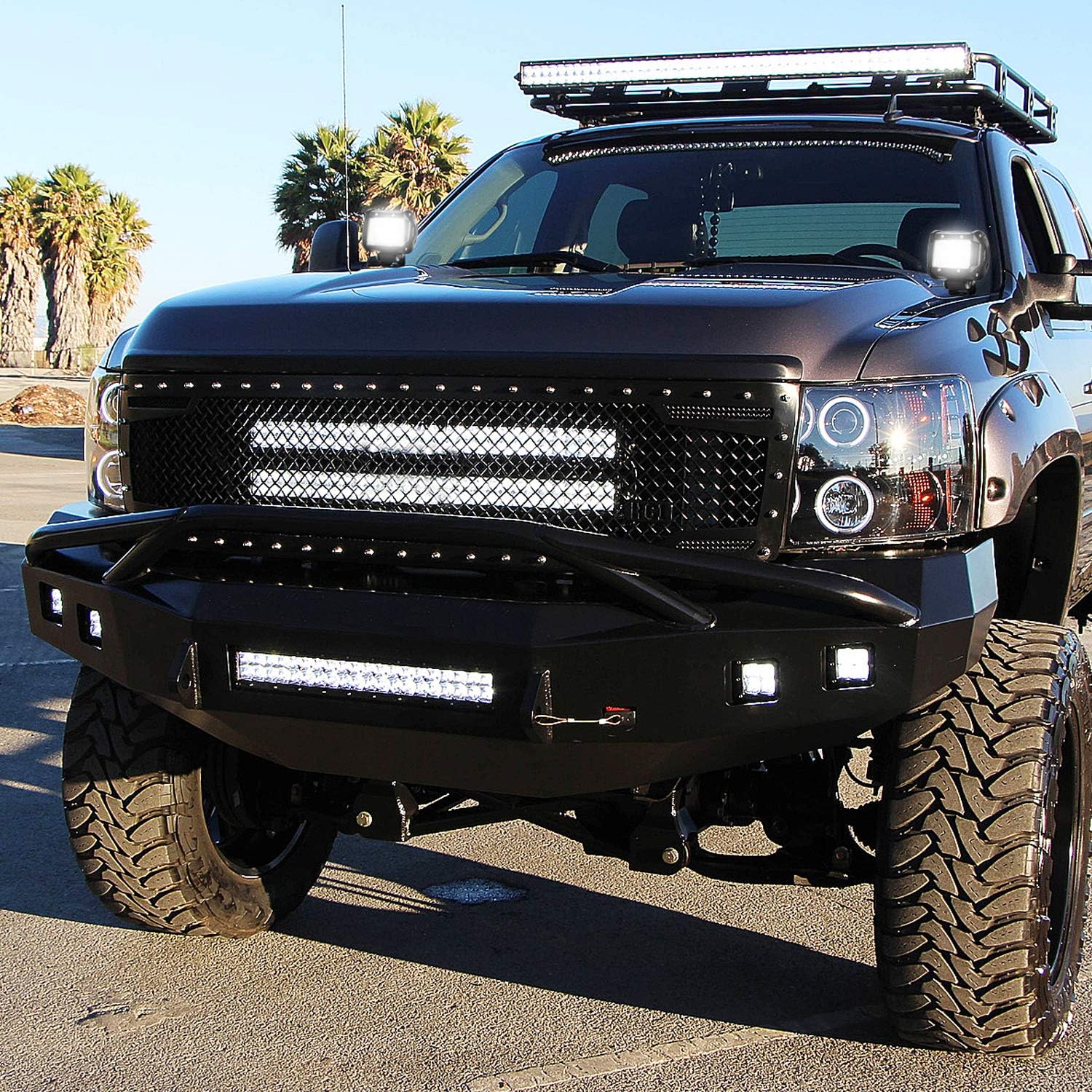 Nilight Led Pods 2Pcs 18W 1260LM Spot Off Road Lights Super Bright Driving Fog Boat Lamp Work Lighting Bar for Trucks Van Camper Wagon Car Pickup Golf Cart ATV UTV SUV Boat 4x4 - Image 6