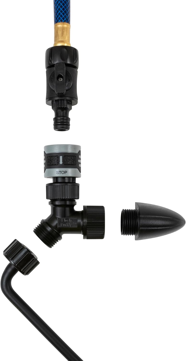 Flush Buddy® Yamaha Outboard Flush Adapter - Quick Connect compatible Straight Outboard Flush Adapter for Outboard Yamaha® Engine - Image 7