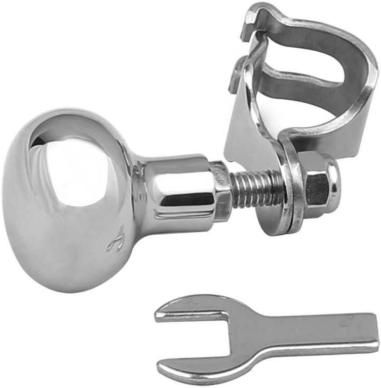 AISI 316 Stainless Steel Boat Steering Wheel Knob, Steering Wheel Maneuvering Knob (Small Knob)