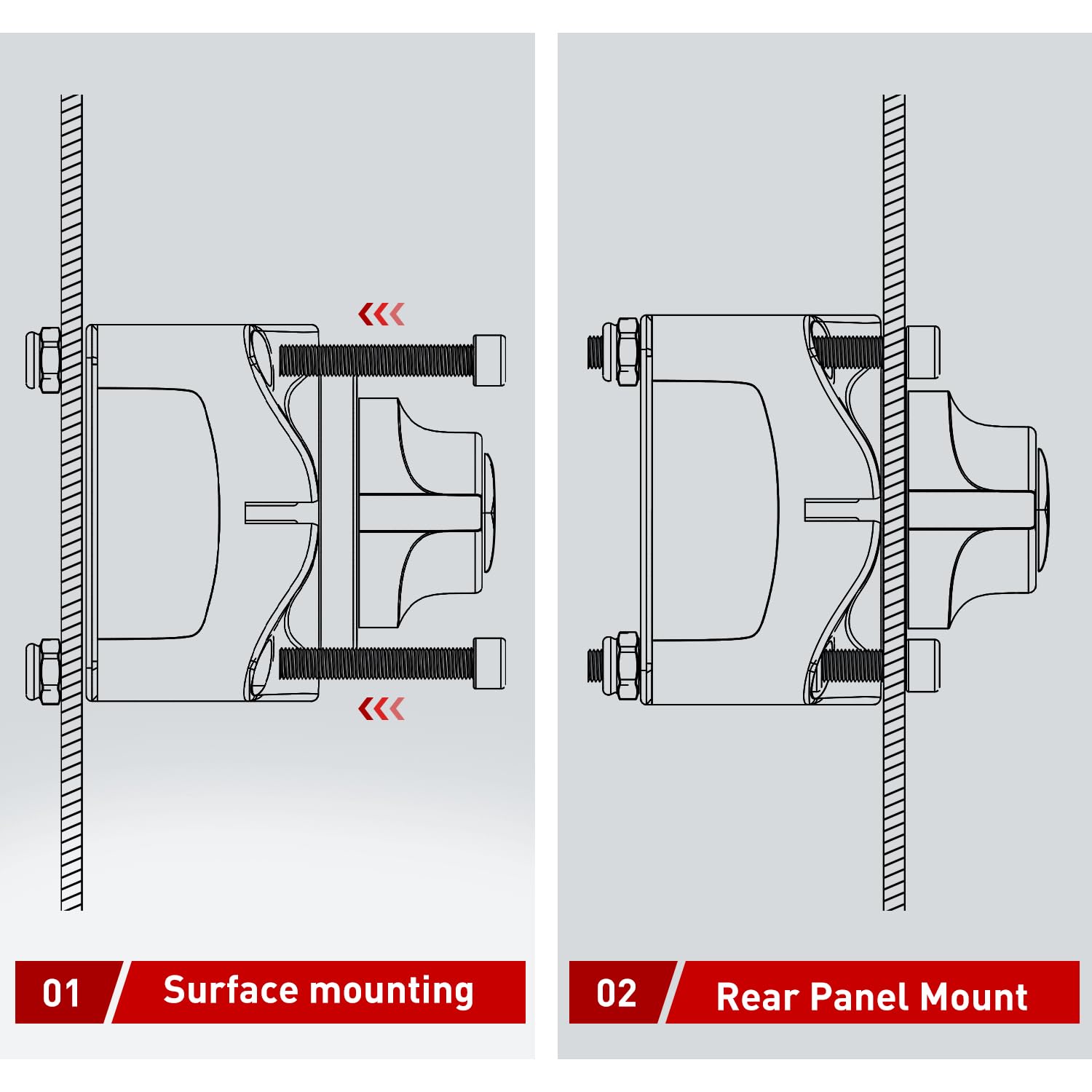 Nilight - 90015A Battery Switch 12-48V Waterproof Heavy Duty Battery Power Cut Master Switch Disconnect Isolator for Car Vehicle RV and Marine Boat (On/Off),2 Years Warranty - Image 3