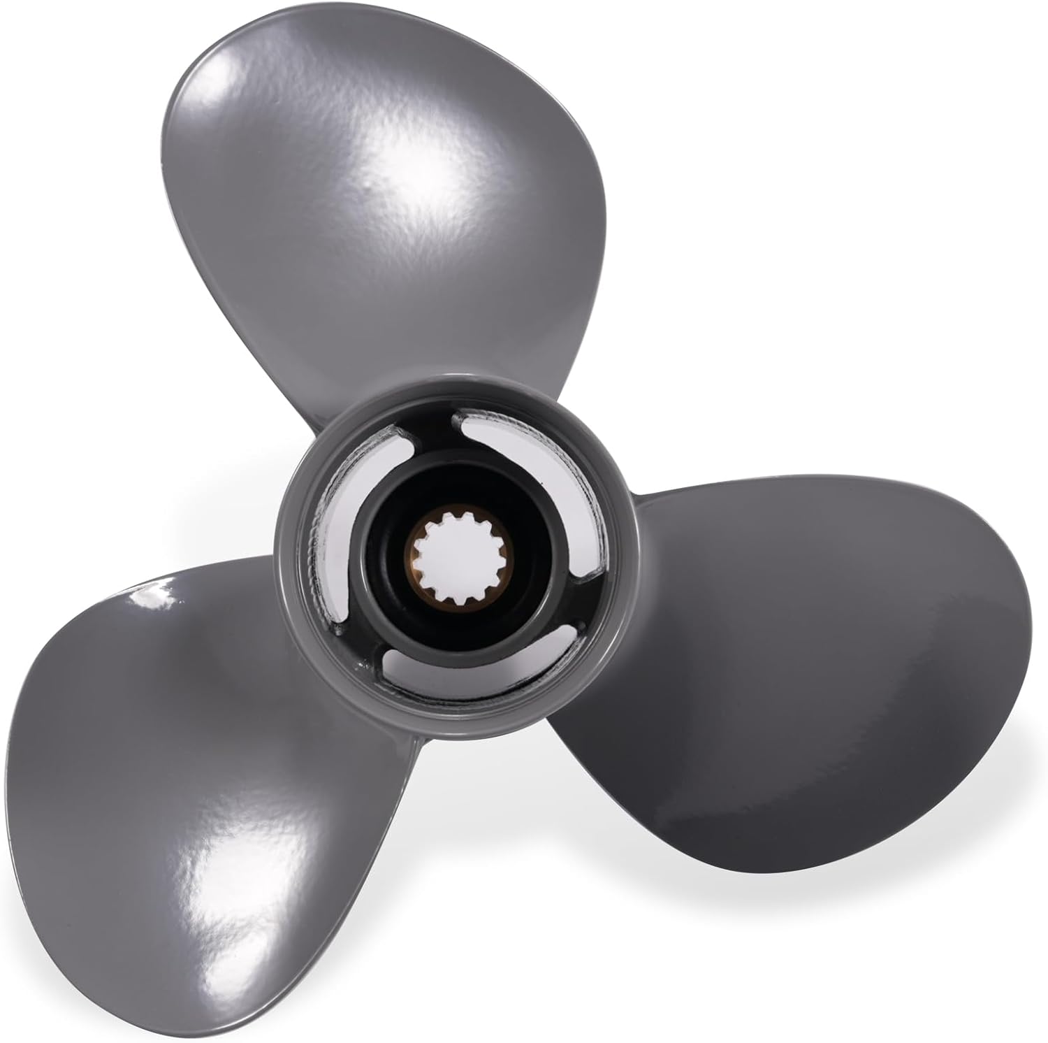 11 1/4 X 13 Upgrade OEM 58130-ZV5-000ZA Outboard Boat Propeller fit Honda Engines 35-60HP 13 Spline Tooth 11.25x13 Aluminum 3 Blades RH - Image 7