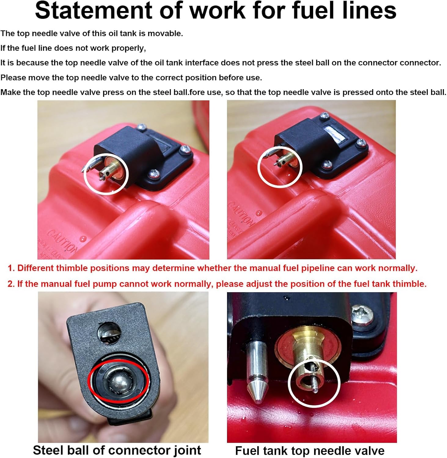 Tnisesm 5/16" 6FT Fuel Line Assembly, with Connector Rubber Marine Outboard Boat Motor RVs Fuel Assembly with Primer Bulb 304 Steel Hose Clamps