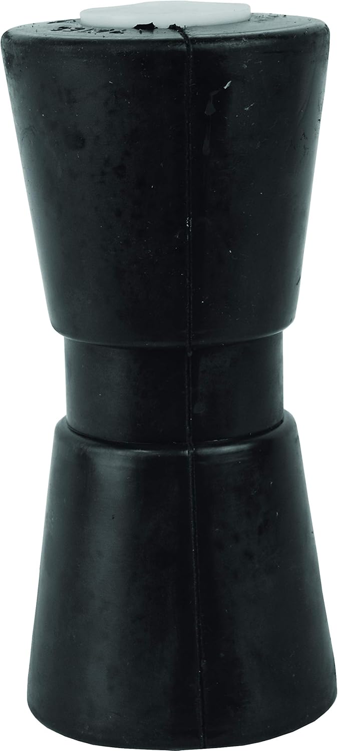 Attwood Heavy Duty Boat Trailer Roller, Rubber Shaft Keel, Black - 8, 10 or 12 inches