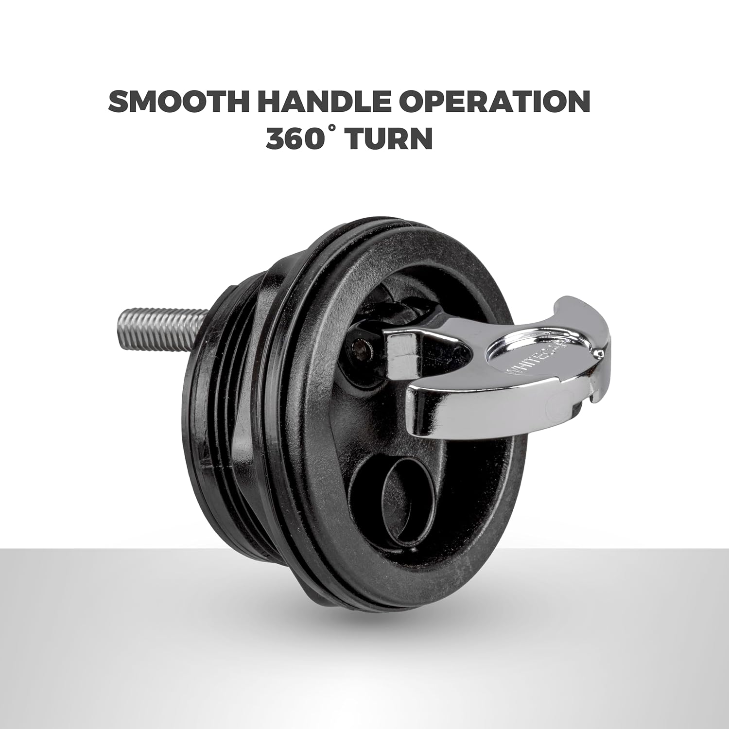 Whitecap S-0230BC T-Handle Latch - Non-Locking , Black