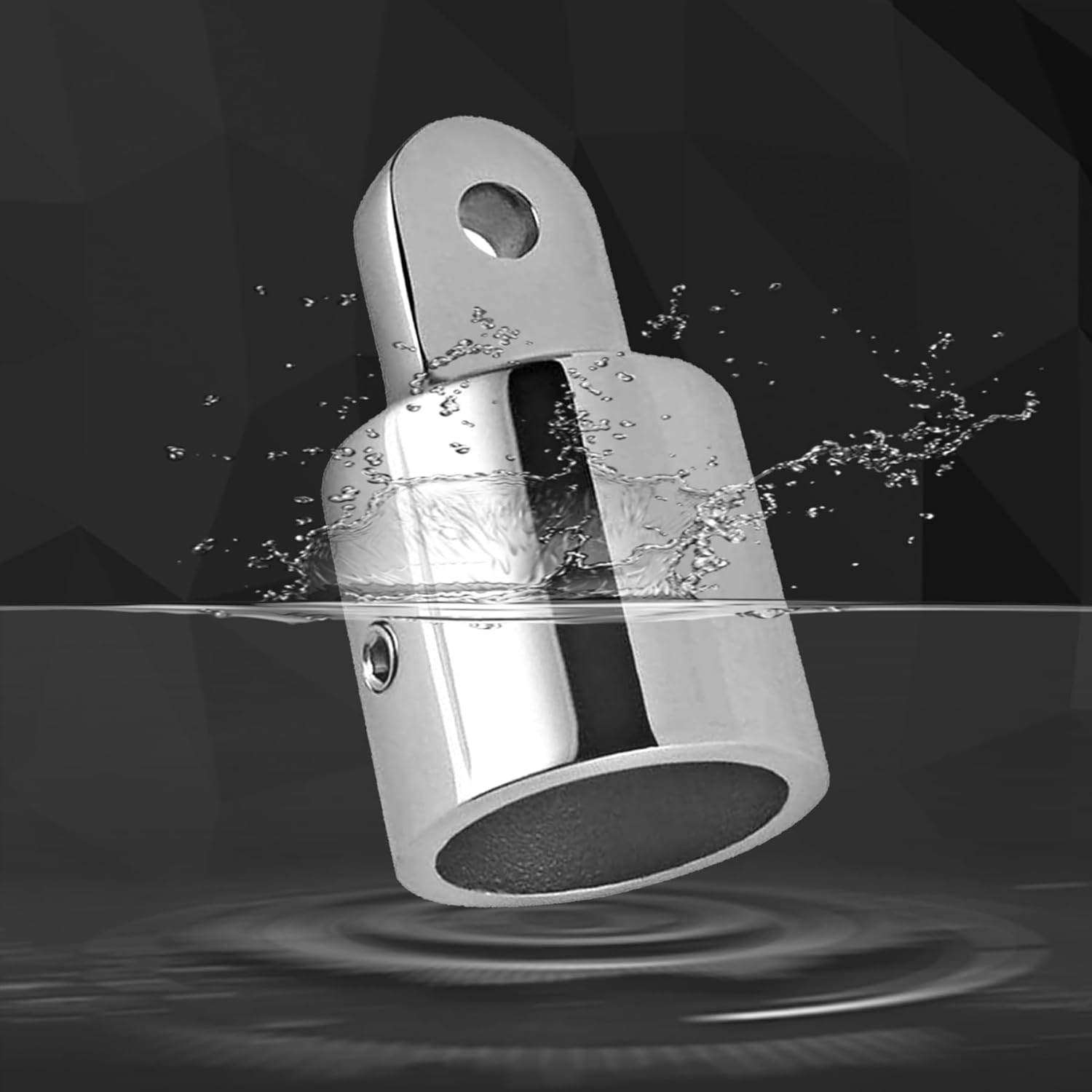 Laorde 316 Stainless Steel Bimini Top Eye End Cap 7/8 inch and 1 inch Marine Grade Heavy Duty Bimini Top Parts for Boats with L Shape Hex Key - Image 4