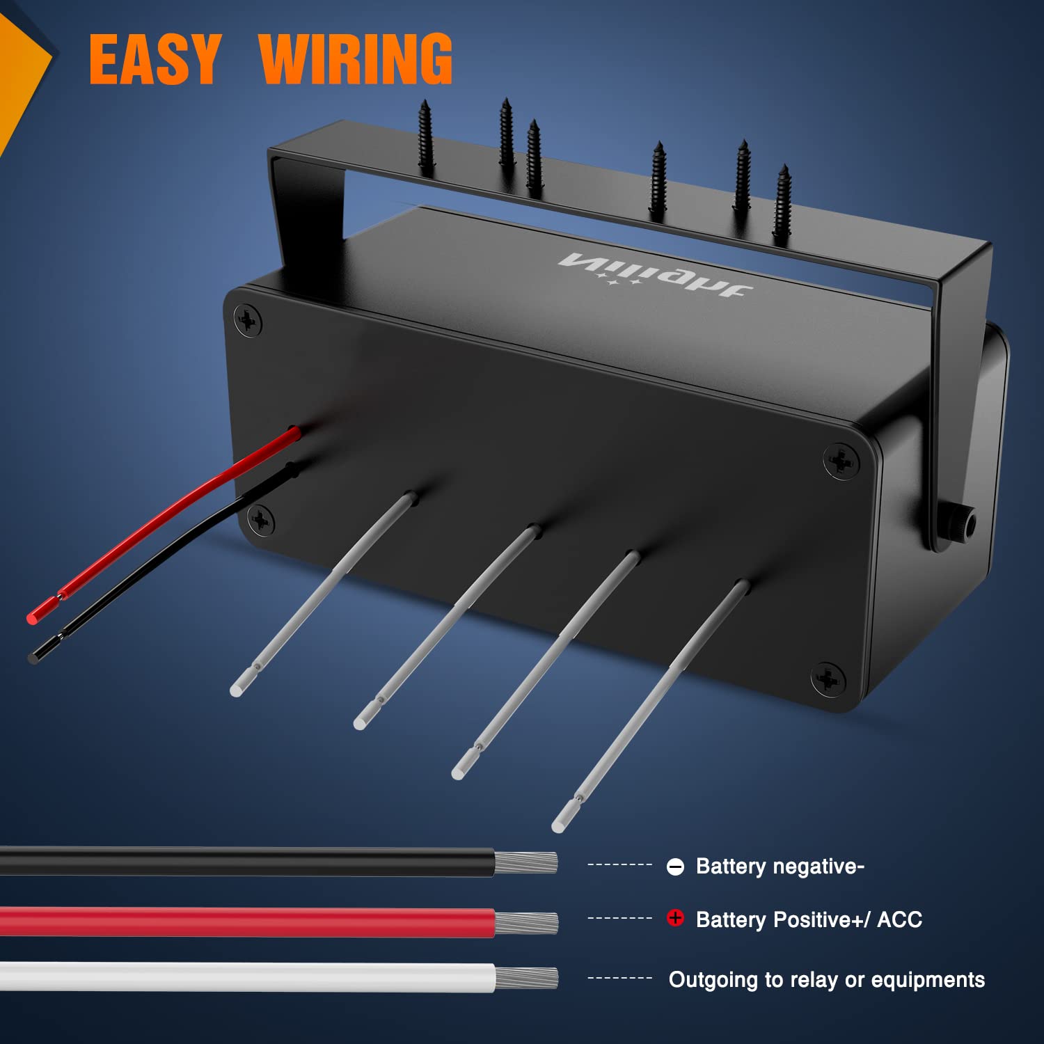 Nilight 4 Gang Rocker Switch Box 12V SPST ON Off PD Type C and QC 3.0 USB Charger Voltmeter Waterproof Aluminum Panel DIY Stickers for Boats Cars RVs Trucks - Image 8