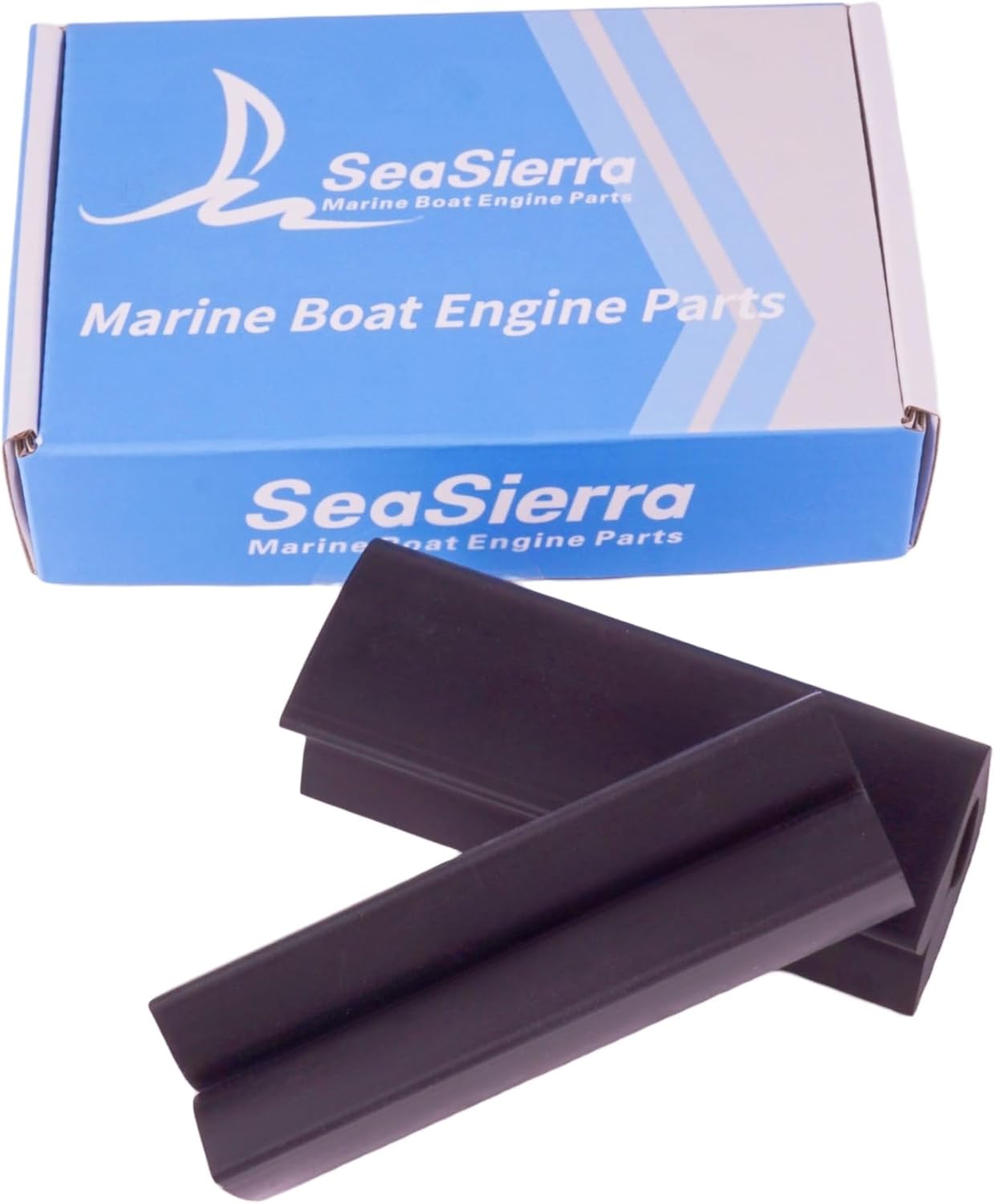 Boat Marine Outboard Motor Hydraulic Steering Stop Locks for Yamaha Mercury Evinrude Johnson Engine Trailering or Transport Rubber Black - Image 2