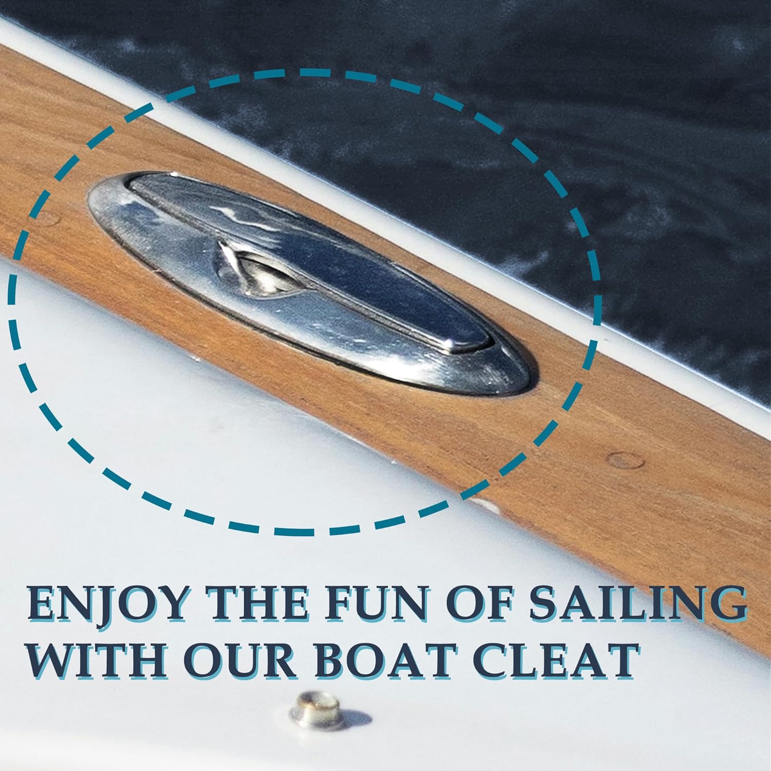 SHENGHUISS Boat Cleats 316 Stainless Steel Pop Up Cleat Retractable Heavy Duty Pull Up Cleat Flush Mount Deck Cleats with Backing Plate and Lock Nuts(5"/6"/8"/10") - Image 6