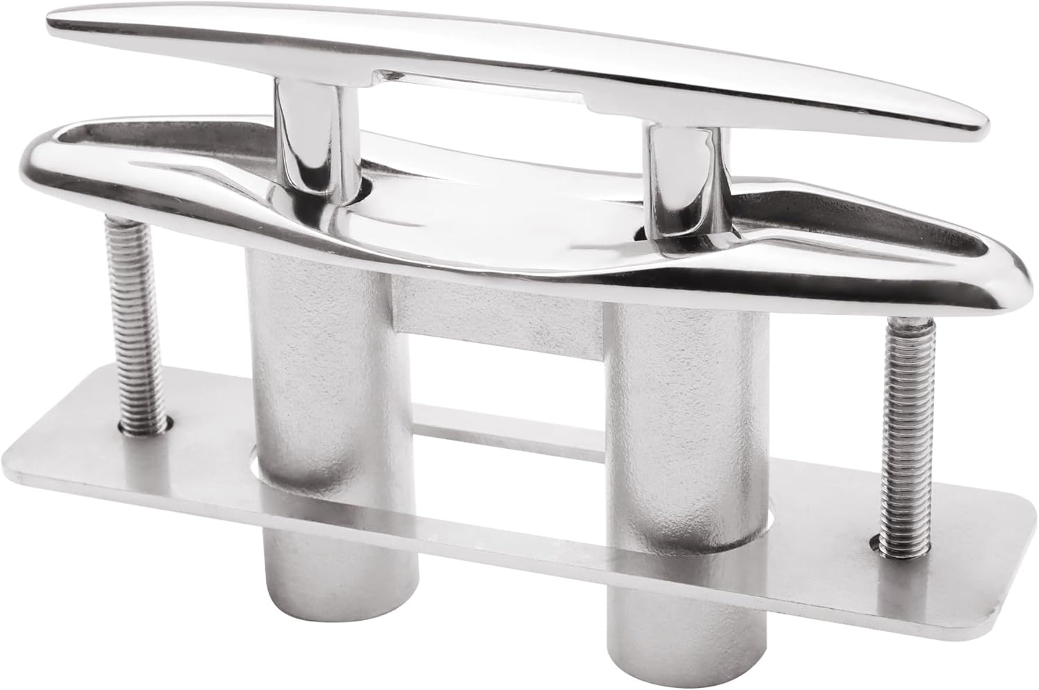 SHENGHUISS Boat Cleats 316 Stainless Steel Pop Up Cleat Retractable Heavy Duty Pull Up Cleat Flush Mount Deck Cleats with Backing Plate and Lock Nuts(5"/6"/8"/10") - Image 8