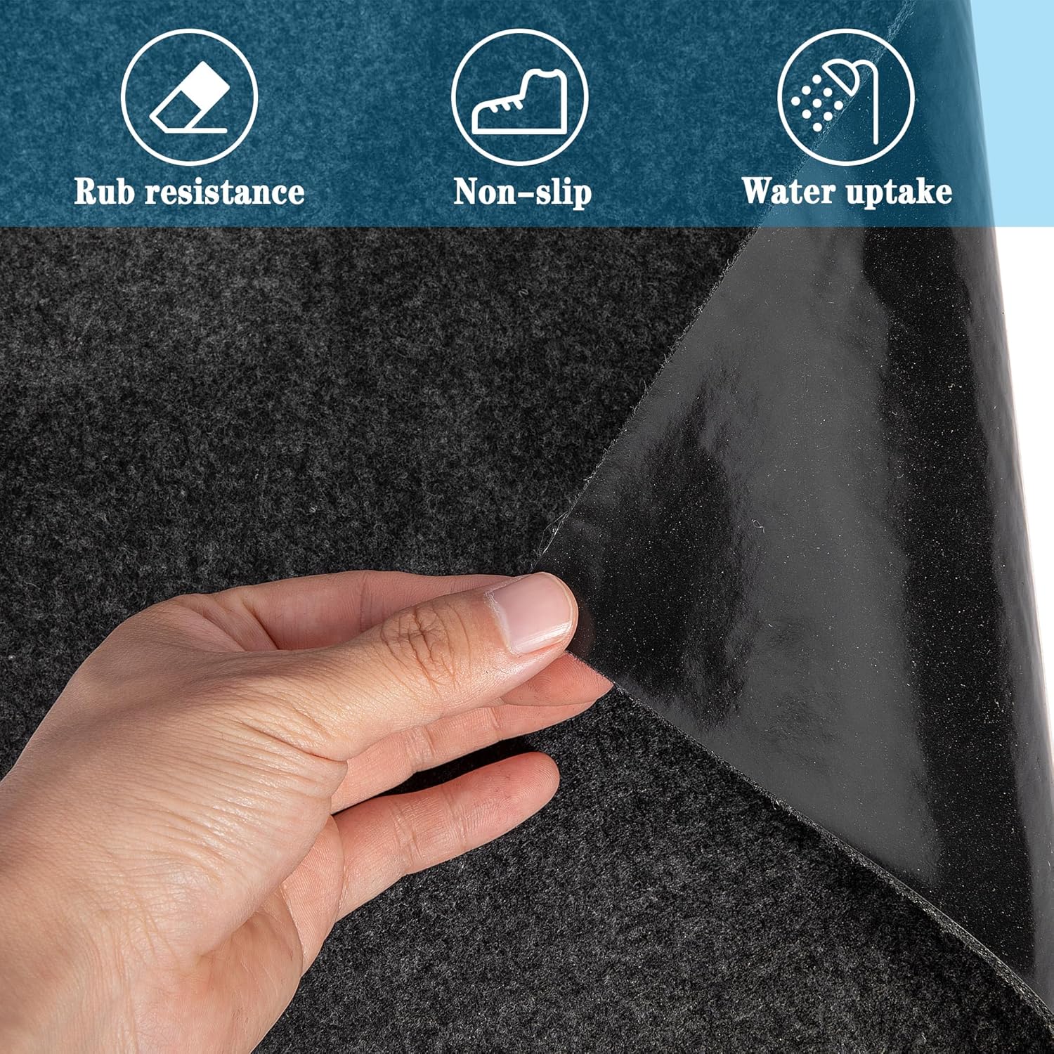 DECOHS Boat Trailer Bunk Carpet - Marine Trailer Bunk Carpet - Trailer Boat Bunk Padding for Outdoor Boat Trailer Jet Ski Ramp Garage Dock - Image 2