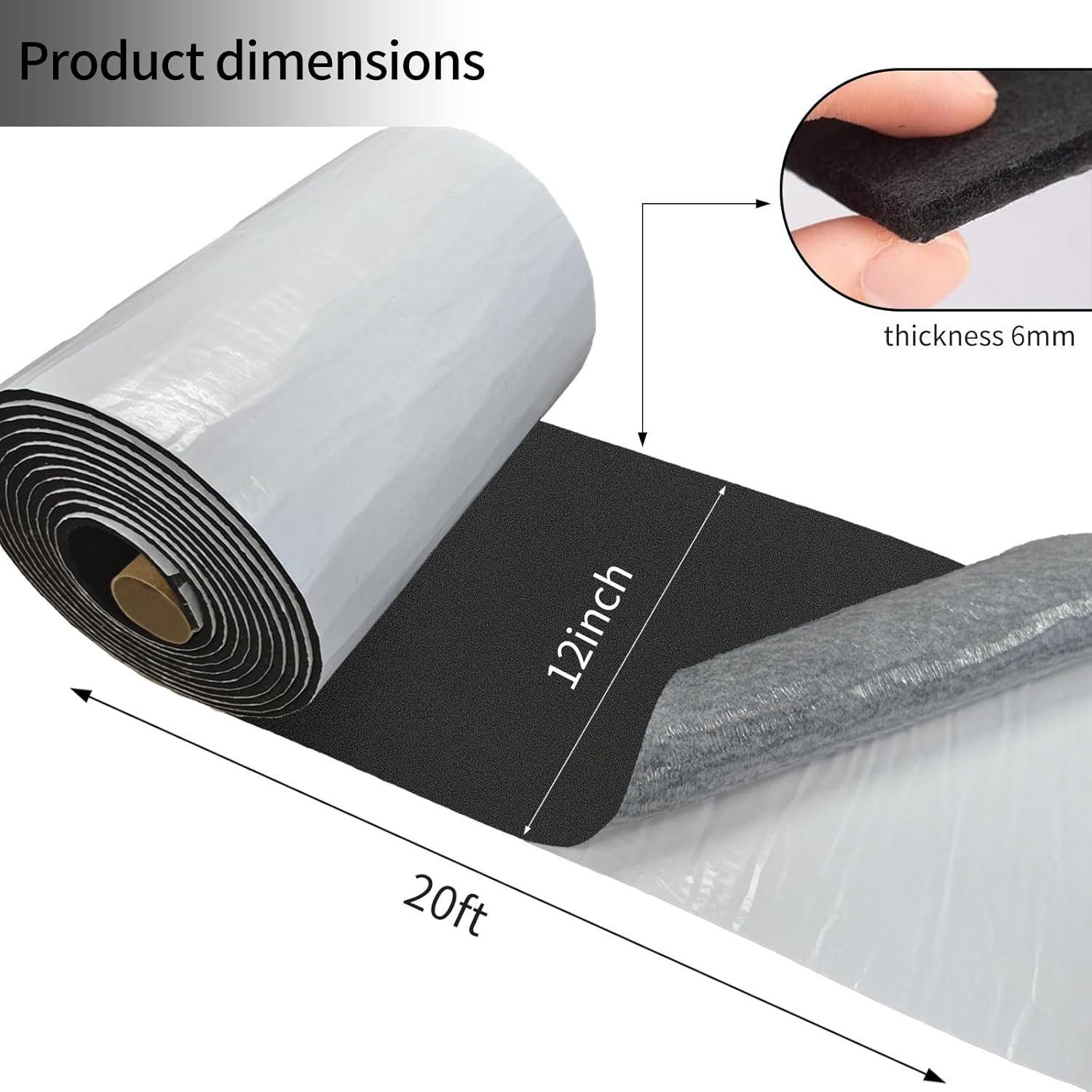 KEOHOLI 12in x 20ft Boat Trailer Bunk Carpet with Adhesive, Marine Outdoor Bunk Carpet for Boats Trailer and Jet Ski Ramps Marine