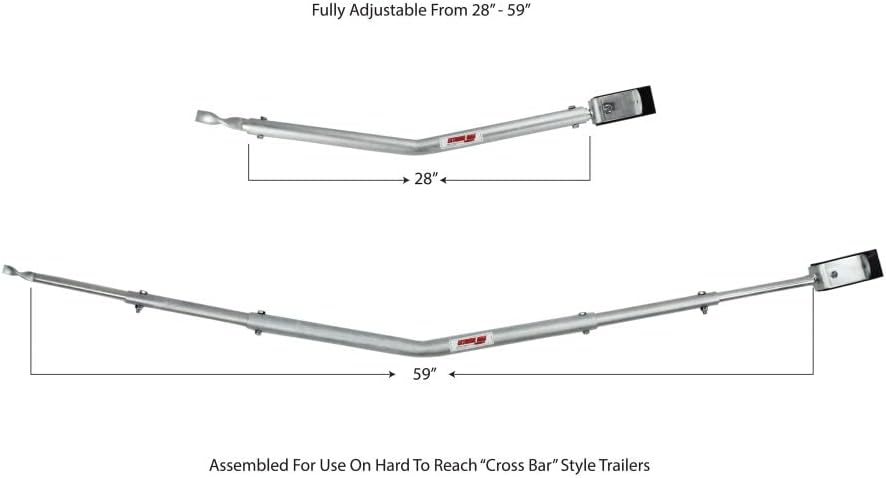 Extreme Max 3001.1068 Adjustable Heavy-Duty Universal Transom Saver for Outboards Up To 150 HP - Adjustable From 28" to 59" - Image 7