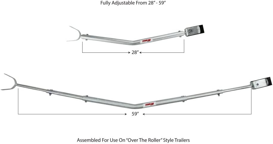 Extreme Max 3001.1068 Adjustable Heavy-Duty Universal Transom Saver for Outboards Up To 150 HP - Adjustable From 28" to 59" - Image 8