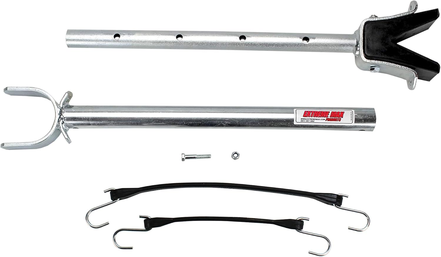 Extreme Max 3005.3852 Straight Transom Saver with Roller Mount - 21" to 31"