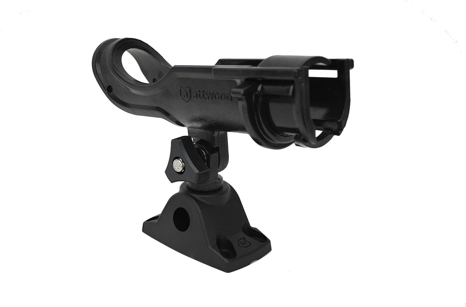 Attwood 5009-4 Heavy-Duty Adjustable Rod Holder with Combo Mount, Black Finish - Image 2