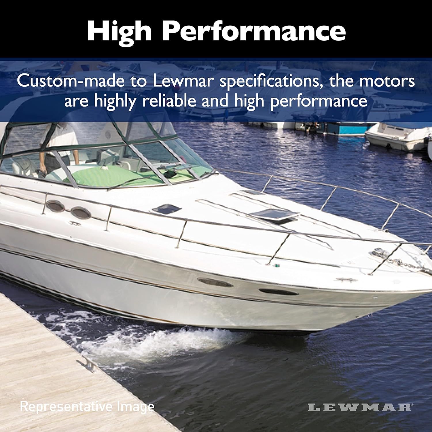 Lewmar 110TT Boat Thruster Kit 1.5 W, Single 5-Blade Propeller, 1.5kW 2.0 HP 12-Volt Motor with Joystick Control, 7-Meter Cable, Thrust Tunnel, Fuse and Holder - Image 5