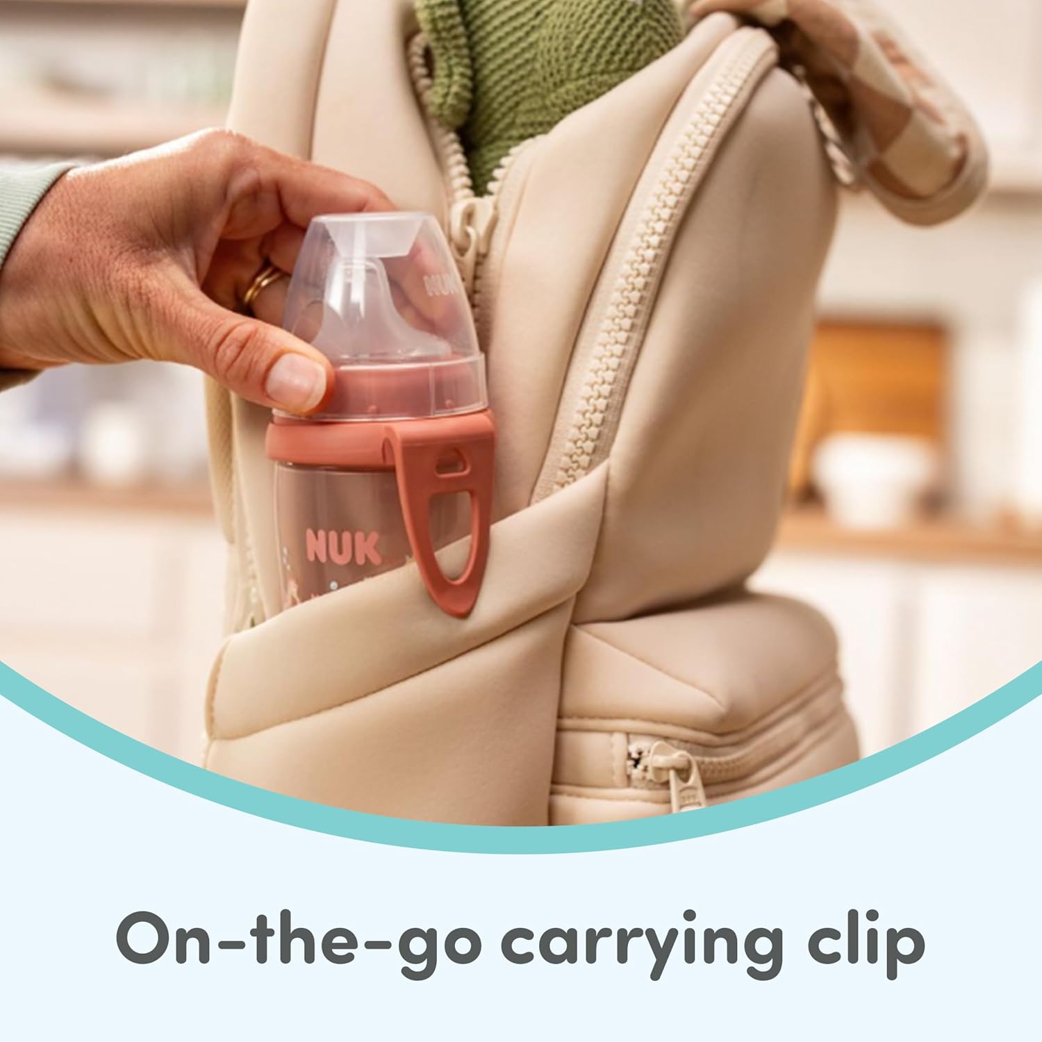 NUK First Choice Finding Nemo Active Cup 2.0, 10 oz. Soft Spout Sippy Cup with On-The-Go Carry Clip, Lightweight, Leak Proof, Spill Proof Cup, 2-Pack