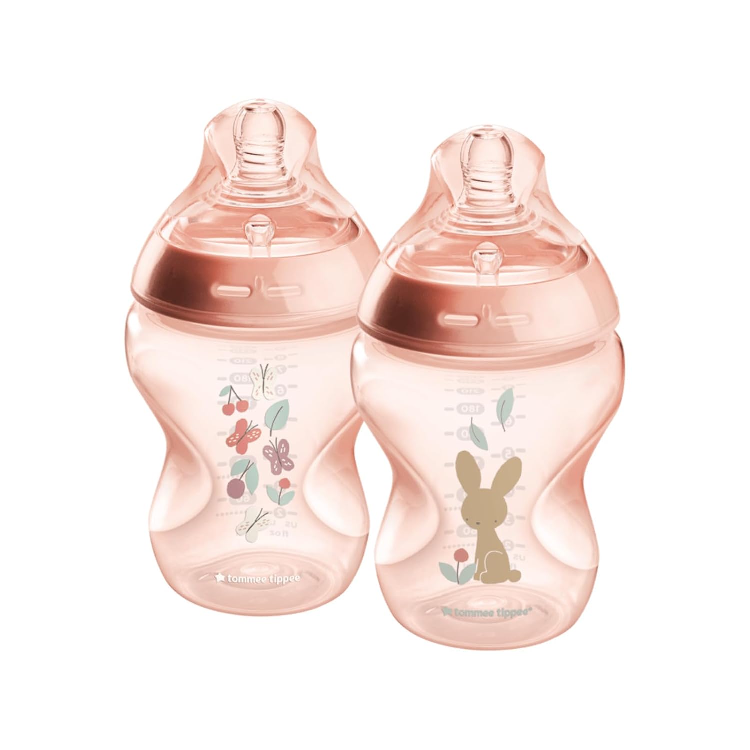 Tommee Tippee Natural Start Anti-Colic 9 oz BPA Free Baby Bottles, 0+ Months, Slow Flow Breast-Like Nipple, Self Sterilizing, Designed for Seamless Transition Between Bottle & Breast, Fiesta,Pack of 6 - Image 8