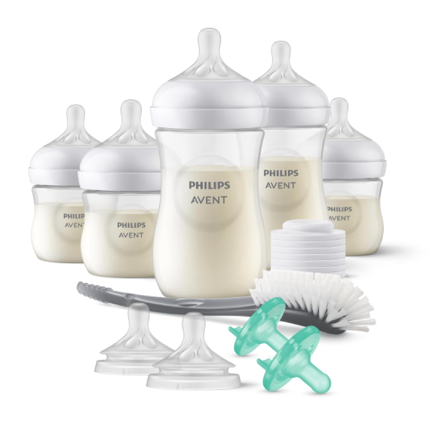 Philips AVENT Natural Baby Bottle with Natural Response Nipple, Newborn Baby Gift Set, SCD838/02