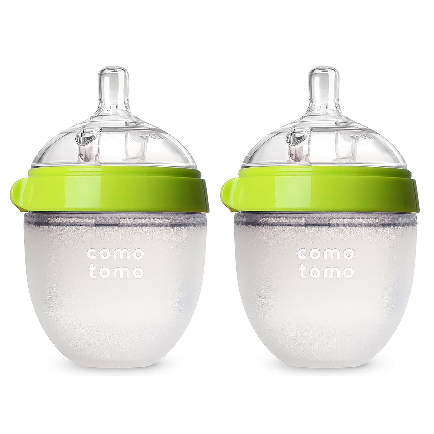 Comotomo Baby Bottle Double Pack, Green, 8oz - Image 6