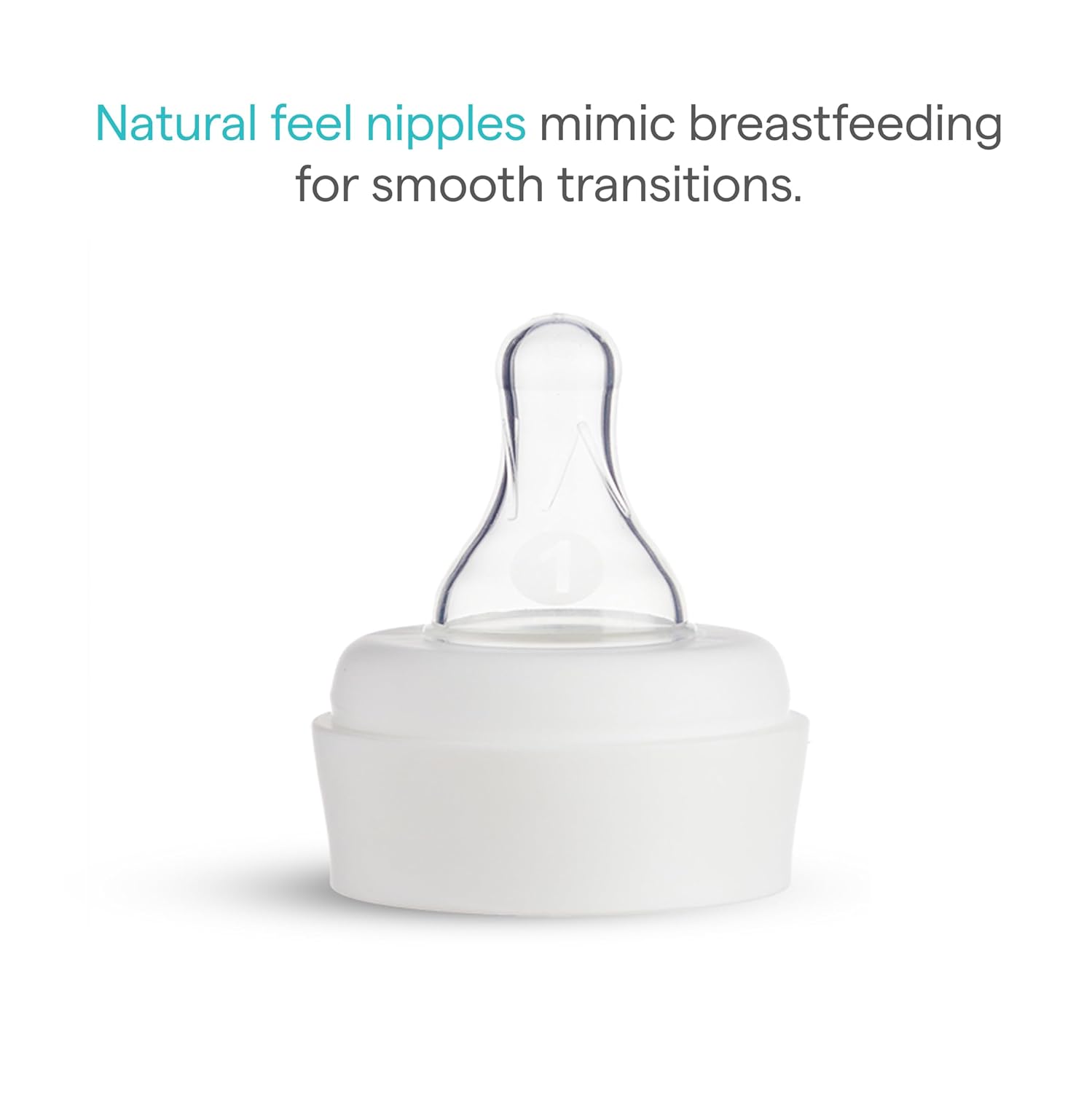 Munchkin Bond Silicone Coated Glass Baby Bottles - Anti-Colic Feeding System with Natural Feel Nipples, 4 Ounce, 2 Pack, White - Image 5