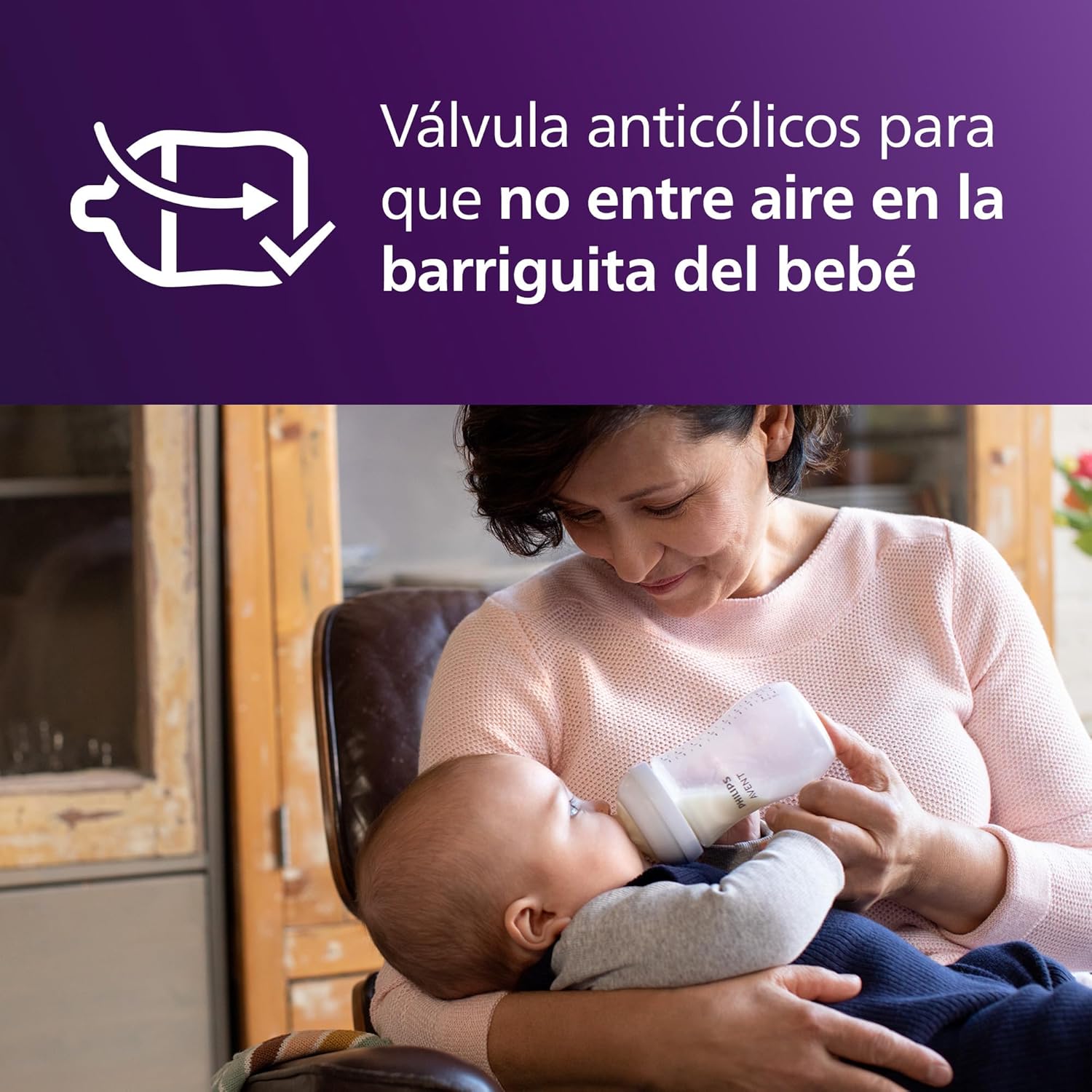 Philips AVENT Natural Baby Bottle with Natural Response Nipple, Teal Baby Gift Set, SCD837/02 - Image 7