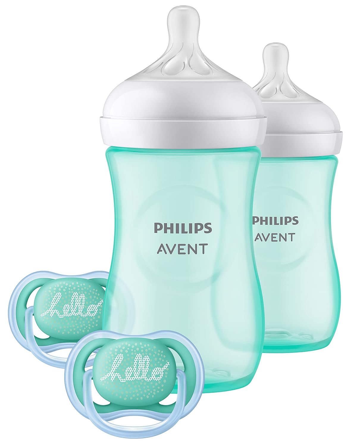 Philips AVENT Natural Baby Bottle with Natural Response Nipple, Teal Baby Gift Set, SCD837/02 - Image 9