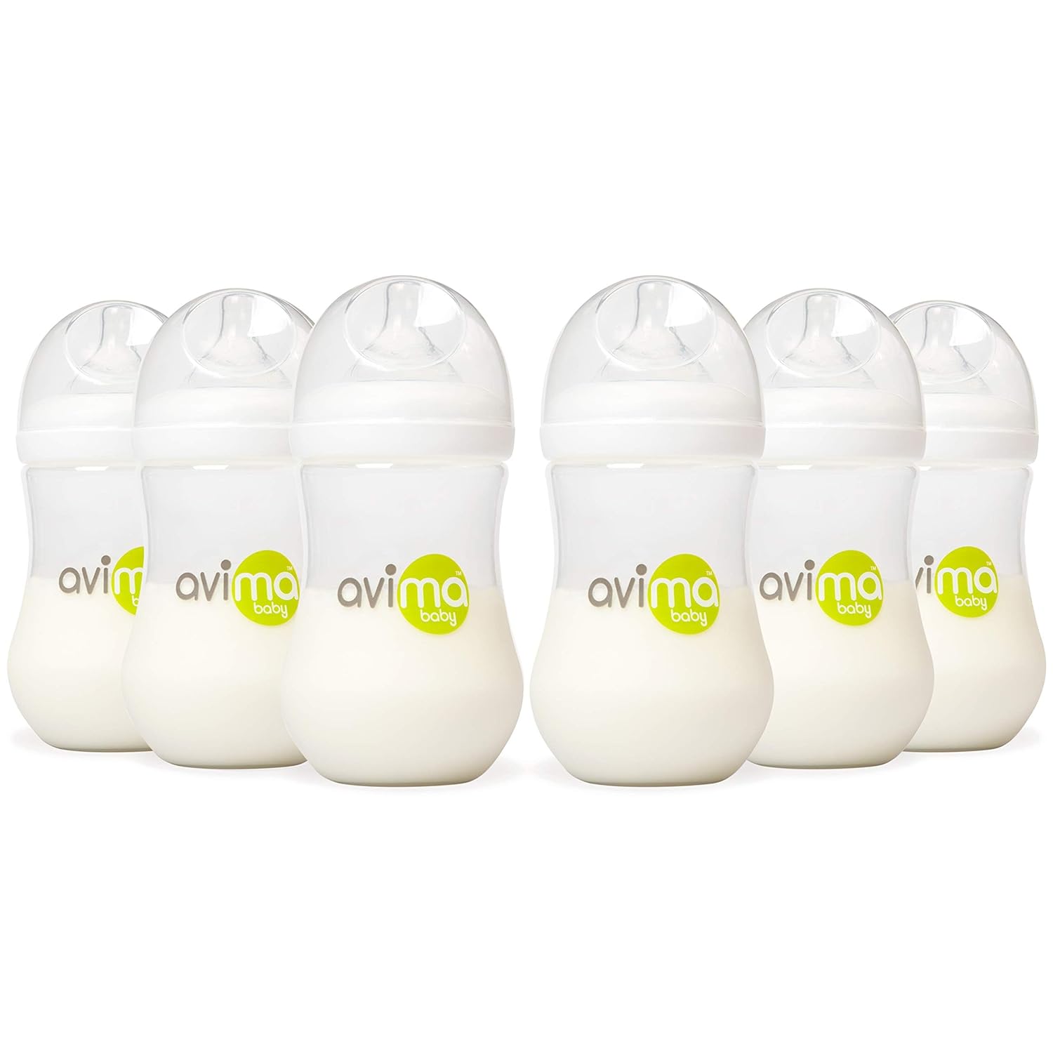 Avima Baby 4 oz Anti Colic Baby Bottles for Breastfed Babies - Slow Flow Nipples, Wide Neck Bottle, BPA Free - Newborn 0-3 Months, Stage 1 (Set of 3) - Image 9