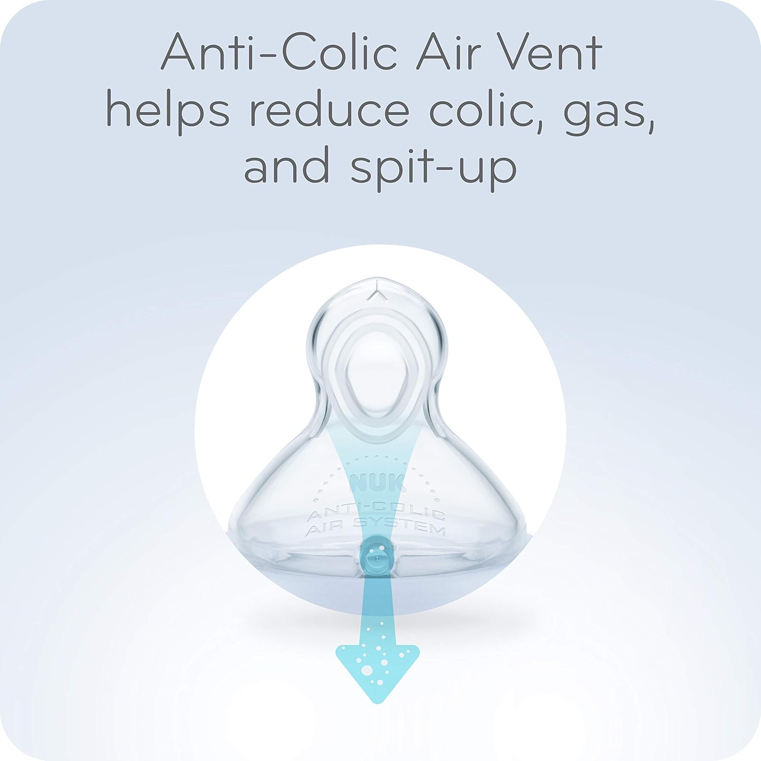 NUK Smooth Flow Anti Colic Disney Baby Bottle, Mickey Mouse, 10 oz, 3 Pack