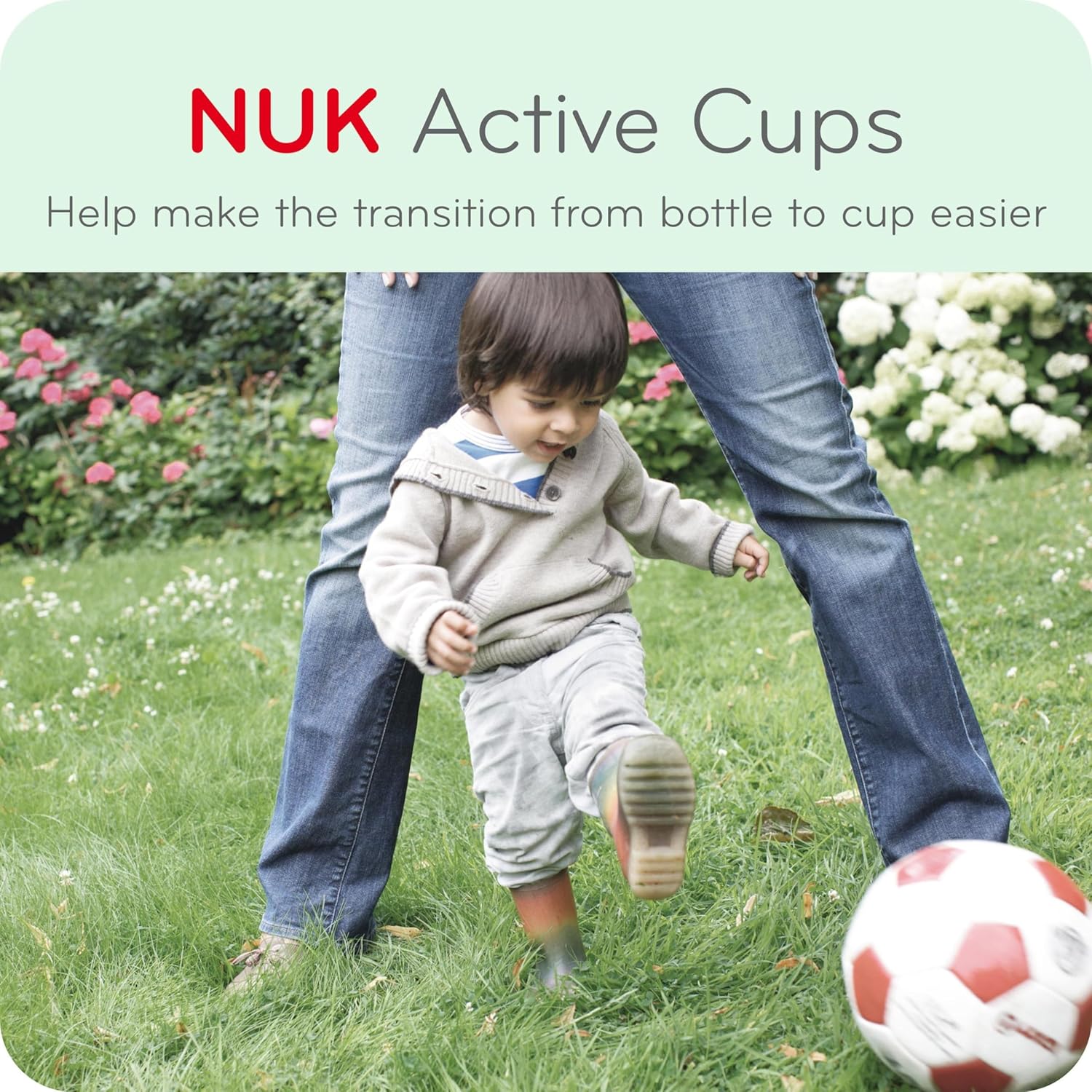 NUK Active Sippy Cup 10 oz 2 Pack 8+ Months Blue
