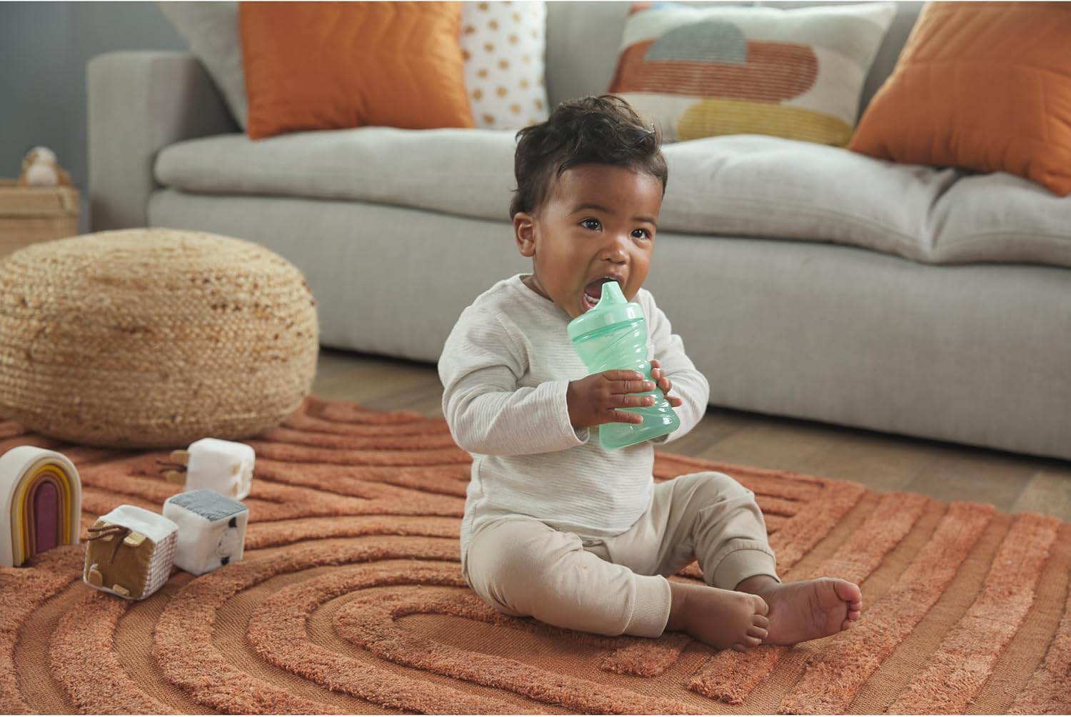 NUK Mickey Mouse Large Learner Cup 10oz 2pk u2013 BPA Free, Spill Proof Sippy Cup