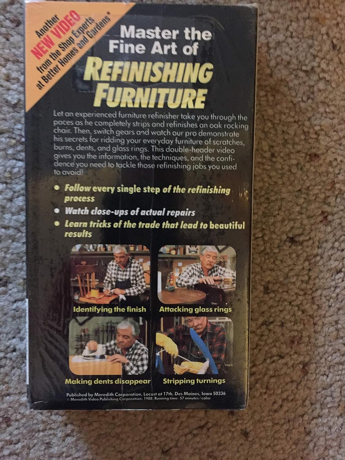 Refinishing Furniture VHS ~ Better Homes and Gardens